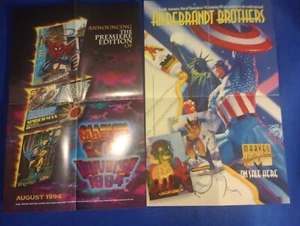 2 Promo Poster Fleer Marvel, Hildebrandt MasterPrints + Ankündigungskarten 1994 - Bild 1 von 23