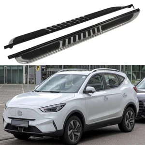Fixed Running Boards Fits for MG ZS 2020-2024 Side Step Nerf Bar 2PCS Black - Picture 1 of 16