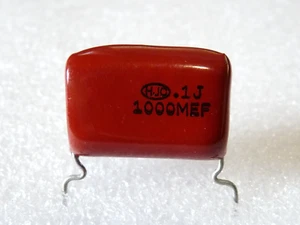 Hua Jung HJC MEF - condensateur film polypropylène 0,1uF 100nF 1000V 5% - 2pcs - Imagen 1 de 4