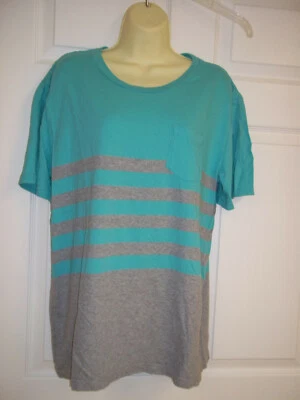 Camiseta BDG ajustada cuello redondo grande gris azulado Foto 1 de 4