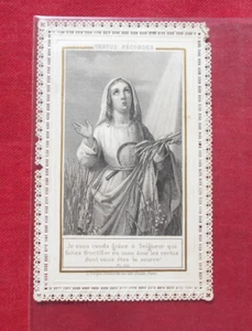 Vertus Fécondes - Image Pieuse XIX ! - Bild 1 von 2