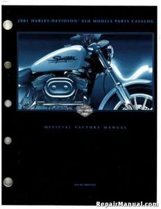 Used 2001 Harley Davidson XLH Motorcycle Parts Manual - Picture 1 of 1