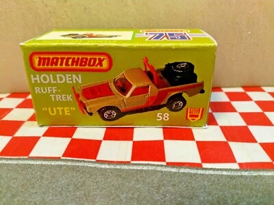 Matchbox Superfast 58,Holden Ruff Trek UTE CUSTOM EMPTY Repro Box (NO CAR) - image 1 of 3