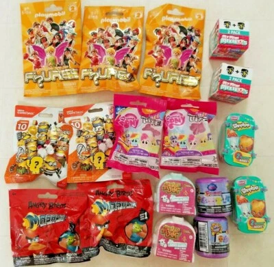 Bolsa Ciega Lote de 17 Playmobil Shopkins My Little Pony Animal Jam Minions y Bonus Foto 1 de 4