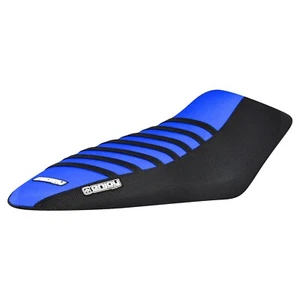 Kawasaki Z 125 Pro Seat Cover Z125 Gripper BLACK/TM BLUE/BLACK RIBS #171 - Picture 1 of 5