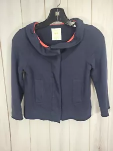 Mädchen 10 Crewcuts J.Crew Matrose dunkelblau Peter Pan Kragen Strickjacke Pullover XXL - Bild 1 von 4