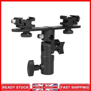 Dual Flash Bracket T-shaped Dual Flash Bracket for Canon Nikon DSLR Camera - Picture 1 of 9