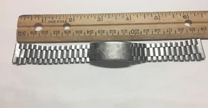 VINTAGE STAINLESS STEEL SEIKO JAPAN Z WRIST WATCH BAND END LINKS APPROXIMATE 18 - Picture 1 of 10