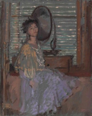 Impresión artística detrás de los ciegos de Spencer Gore 1911 - Camden Town Group Interior Foto 1 de 2