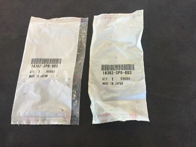 2x Nuevo ACURA HONDA OEM 18302-SP0-003 Tubo de escape a junta de colector Foto 1 de 2