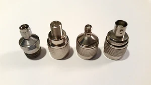 (4 pcs) N-Type Connector Adapter Set (BNC, F, SMA) - Picture 1 of 2