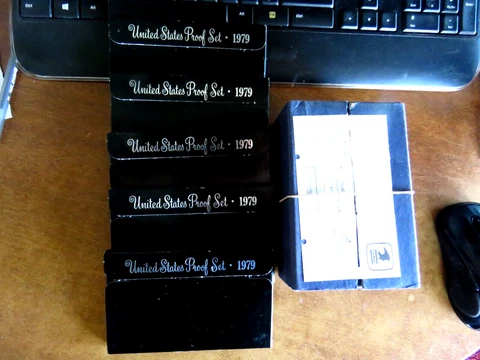 A Pristine 1979 Proof Set In Opened Original Government Box Cover