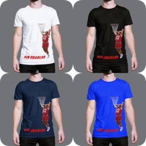 Philadelphia 76ers Sir Charles Barkley Slam Dunk T  - Shirt sz S to 3XL NEW NWOT - Picture 1 of 5