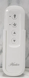 Hunter Ceiling Fan/Light Remote Control, Handheld/Wall Mount White, MOD #: 99392 - Picture 1 of 8