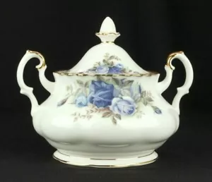 Royal Albert Moonlight Rose überzogene Zuckertopfschüssel mit Deckel - Bild 1 von 2
