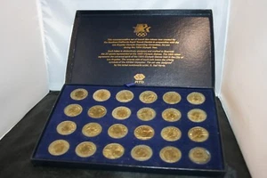 Juego de 24 fichas de tránsito 1984 Juegos Olímpicos de Los Ángeles 23ª Olimpiada - Imagen 1 de 8