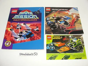 Lego Racers 8494 Power Miners 8958 Mars Mission Master Builders Manuals Only Lot - Picture 1 of 4