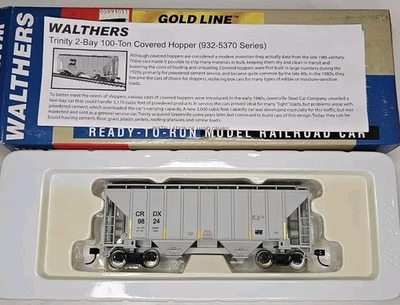 932-41034 Walthers Gold Line CRDX 2-Bay Covered Hopper - Image 1 of 4