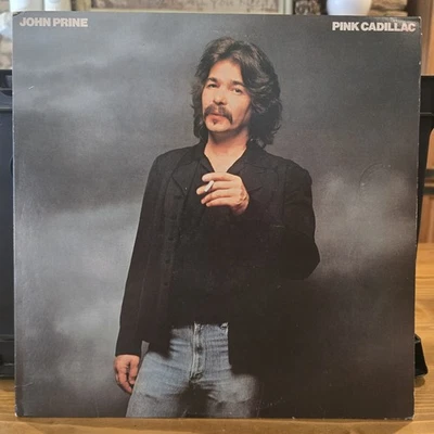 John Prine - Pink Cadillac (1979) 1st Press Vinyl LP VG+ Cleaned & Tested - Image 1 of 4