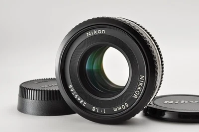 [N.Mint] Nikon NIKKOR 50mm f/1.8 Ai-S AIS Pancake MF Lens by DHL from Japan #533 - Image 1 of 4
