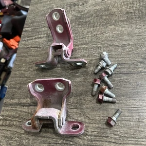 2004-2009 Toyota Prius Left Front Driver Door Upper & Lower Hinges Bolts OEM - Picture 1 of 1
