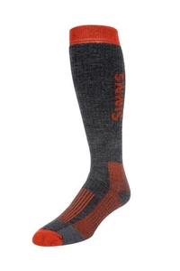 Simms Merino Midweight OTC Sock Carbon - Photo 1/8