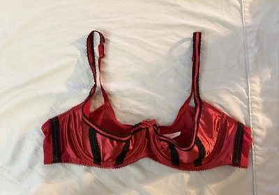 Sujetador Balconette Satinado Rojo Cacique Talla 44B Foto 1 de 4