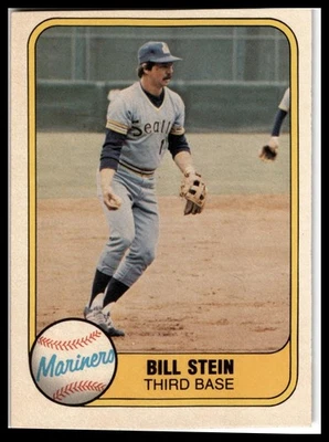 1981 Fleer #605 Bill Stein - Image 1 of 2