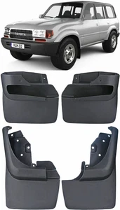 New Genuine Splash Guards Mud Flaps FOR 1990-1997 Toyota Land Cruiser FJ80 FZJ80 - Picture 1 of 9