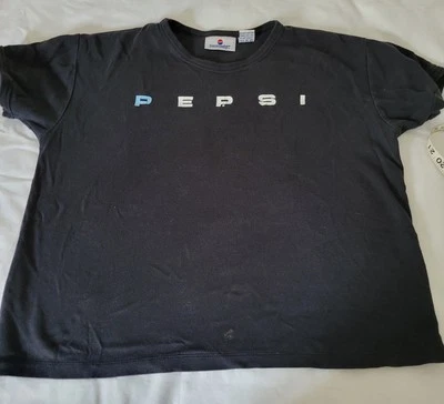 Camiseta Feminina Vintage Pepsi Rewards Azul Marinho Tamanho P/M - Imagem 1 de 4