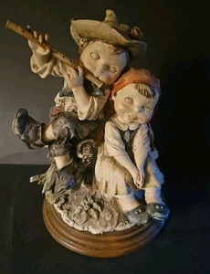 Giuseppe Armani  Limited Ed. 'Serenade' Figurine  Children Boy w/ Flute - Picture 1 of 8