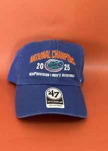 Florida Gators '47 2025 NCAA Mens Basketball National Champions Adjustable Hat ✅ - Picture 1 of 3