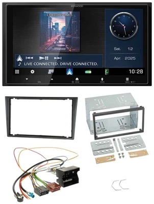 Kenwood Bluetooth 2DIN USB DAB MP3 Autoradio für Opel Combo C Meriva Corsa C Tig - Bild 1 von 4