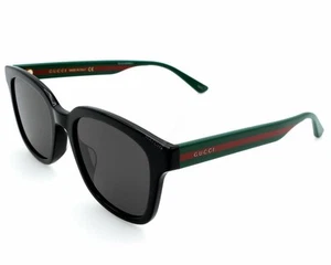 GUCCI Black/Green/Gray Lens 53-145MM Men's Sunglasses GG0847SK 001 - Picture 1 of 3