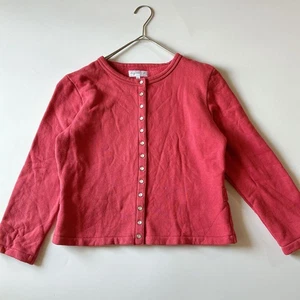 agnes b. Cárdigan con botones a presión forro cepillado para mujer talla T2 rosa - Imagen 1 de 11