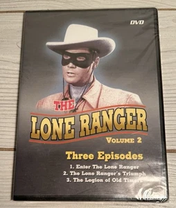 The Lone Ranger Vol. 2 Three Episodes DVD 2004 Tonto New Sealed - Picture 1 of 2