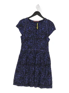 Comptoir Des Cotonniers Women's Midi Dress UK 10 Blue 100% Viscose A-Line - Picture 1 of 6
