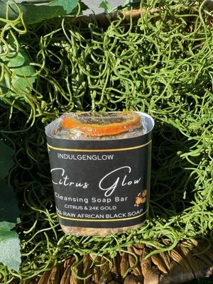 African Black Soap Bar – Deep Cleansing Glow Organic Shea Butter Face Body Wash - Image 1 of 4