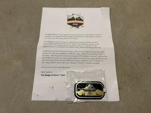 Jeep Badge of Honor BOH Jurassic World OEM Official Jeep Badge Rare Collectible - Picture 1 of 3