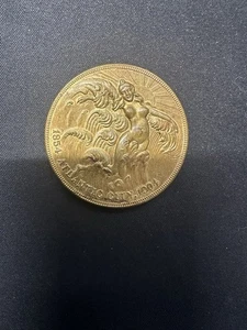 1854 - 1904 Atlantic City 50th Anniversary Celebration Bronze Medal Unger Style - Bild 1 von 2
