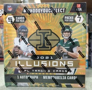 2021 Panini Illusions Football Factory Sealed Mega Box 35 Cards Free Ship - Picture 1 of 4
