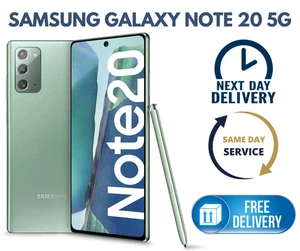 Samsung Galaxy Note 20 5G 256GB Mystic Green Unlocked Smartphone Excellent - Picture 1 of 10