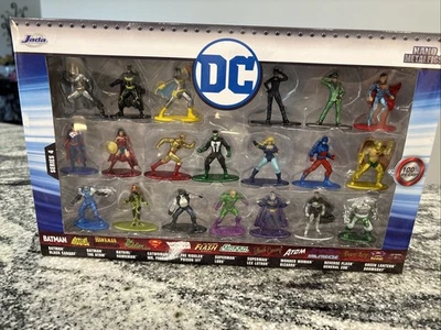 DC Comics Jada Toys Nano METALFIGS - 100% figuras fundidas a presión, paquete de 20 Foto 1 de 4