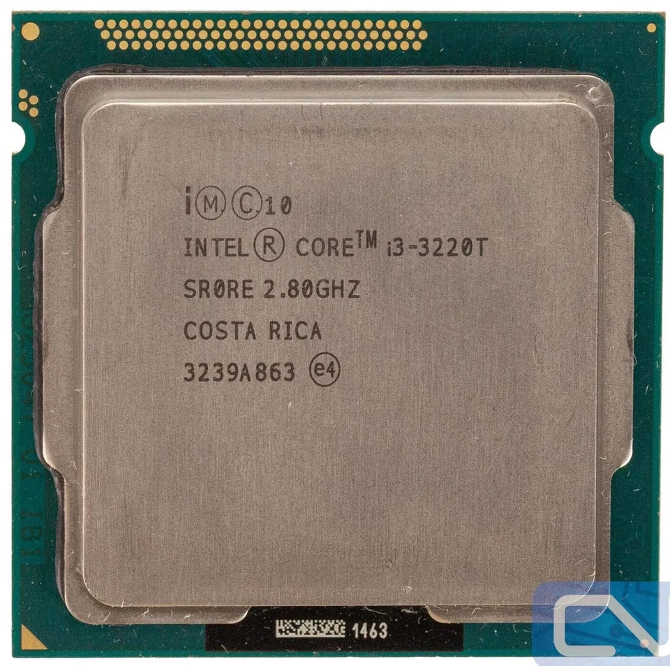 Intel Core i3-3220T 2.80GHz Dual-Core CPU Processor SR0RE LGA1155 Socket - Image 1 of 1