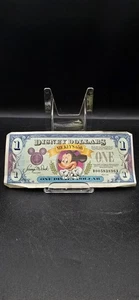 1993 Disney Dollars 1 $ Mickey's 65th Anniversary Serie D - Bild 1 von 2