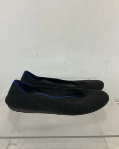 Rothy's Black Knit Fabric Slip-On Round Toe Flats 7 - Picture 1 of 7