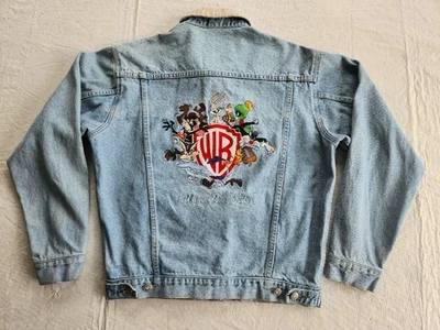 Vintage Warner Bros Studio Store Denim Jacket Size S - Image 1 of 4