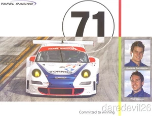 Tarjeta postal 2007 Tafel Racing #71 Porsche 997 RSR GT ALMS - Imagen 1 de 1