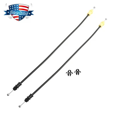 2 троса замка дверной защелки для 2007-2014 Chevrolet Silverado 1500 2500HD 3500HD - Изображение 1 из 4