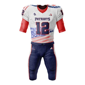 Custom Personalized Sports for Men and Women - Patriots - Football Uniform - Picture 1 of 6